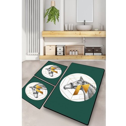 Lessentiel Maison Set od 3 kupaonska tepiha Colorful Cene