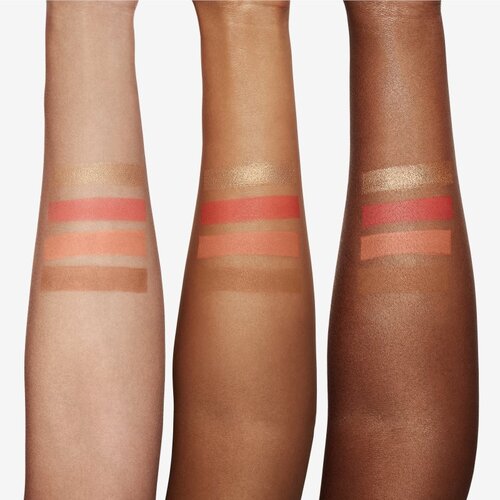 Smashbox Halo Sculpt + Glow Face Palette paleta osvetljevalcev in rdečil odtenek Coral Saturation 15,7 g Slike