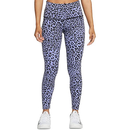 Nike ženske helanke w nk one df hr tght leopard DM7274-569 Slike