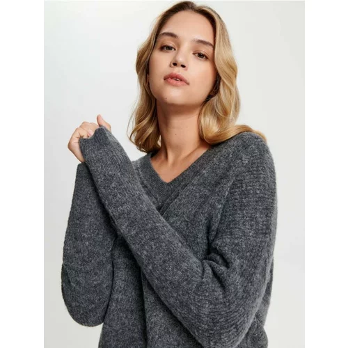 Sinsay ženski džemper od mekanog žerseja 7381J-90M
