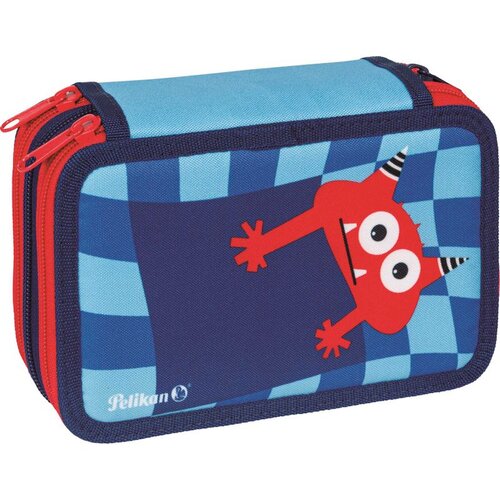Pelikan pernica Monsters 3 zip s priborom - dezen 2 Slike