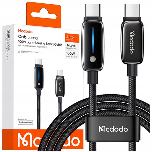 McDodo POLNILNI KABEL USB-C ZA HITRO POLNJENJE ZA IPHONE USB TIPA C 1M 100W, (5000259851) Cene