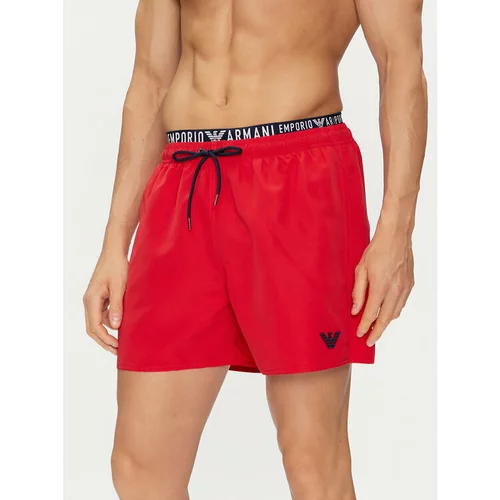 Emporio Armani Underwear Kopalne hlače 211740 4R432 00774 Rdeča Regular Fit