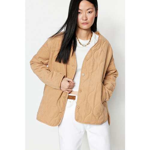 Trendyol Winter Jacket - Brown - Basic Slike