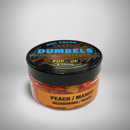 TRAPER MF Dumbels Pop-up Mamac, Dvobojni, 8-10mm, Breskva/Mango, 30g Cene