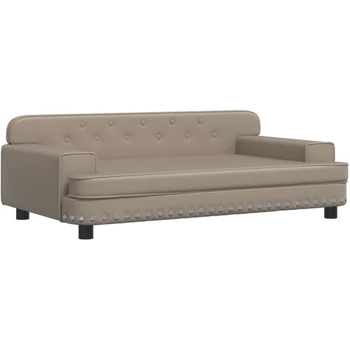 Maison Chic Otro&amp;scaron;ki kavč - Otro&amp;scaron;ki divan - Otro&amp;scaron;ki sedež kapučino 90x53x30 cm umetno usnje, (21729550) Slike