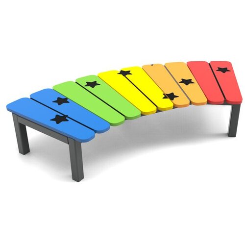  Zakrivljena platforma za igrali&amp;scaron;te RAINBOWAY Slike