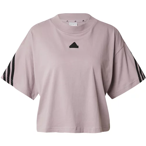ADIDAS SPORTSWEAR Funkcionalna majica pastelno lila / črna