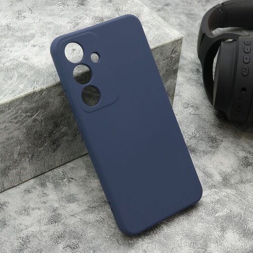 Maska VELVET TOUCH za Samsung S921B Galaxy S24 5G/ tamno plava Slike