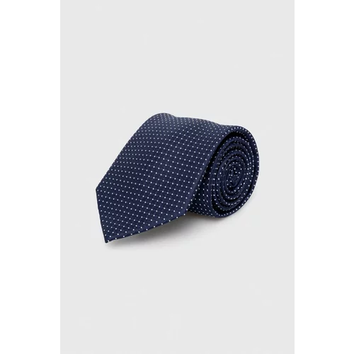Michael Kors Svilena kravata mornarsko modra barva
