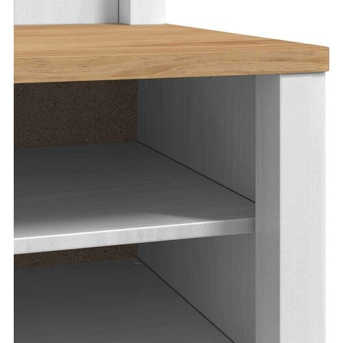  Ormar za hodnik s policom FLORO Bijelo 50 x 40 x 158 cm Slike