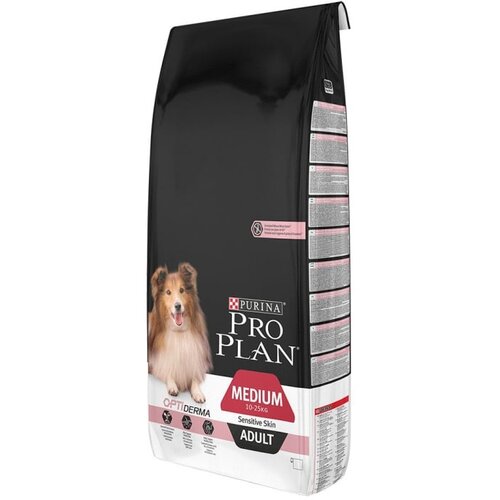 Pro Plan Medium Adult Sensitive Skin OPTIDERMA - 14 kg Cene