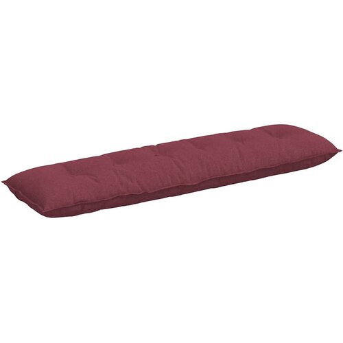 vidaXL Poglavni vzglavnik Vinorodna rdeča 180 x 19 x 50 cm blago, (5000278075) Cene