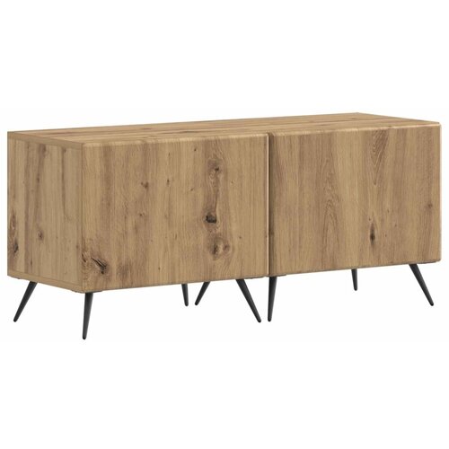  5-dijelni LED TV ormarić Hrast artisan Konstruirano drvo - Hrast artisan 100 cm Slike