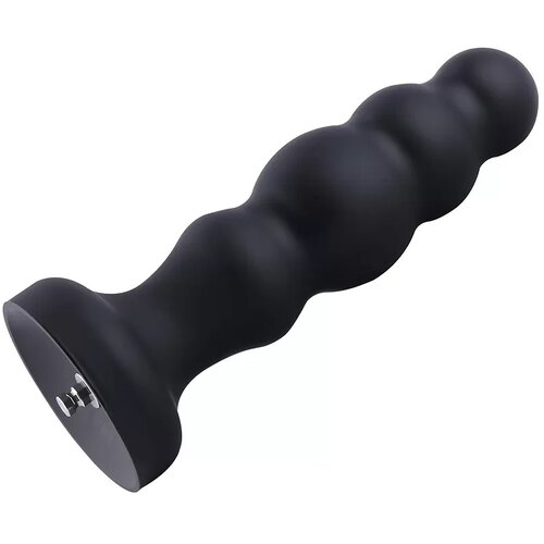 HiSmith HSA59 Tanghulu Silicone Anal Dildo KlicLok 21.2cm Black Cene