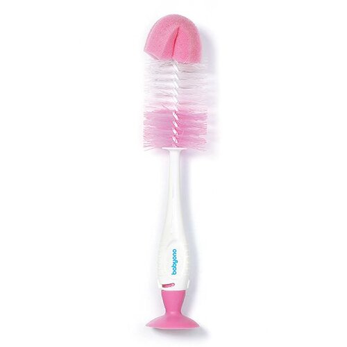 BabyOno Take Care Brush for Bottles and Teats četka za čišćenje 2 u 1 Pink 1 kom Cijene
