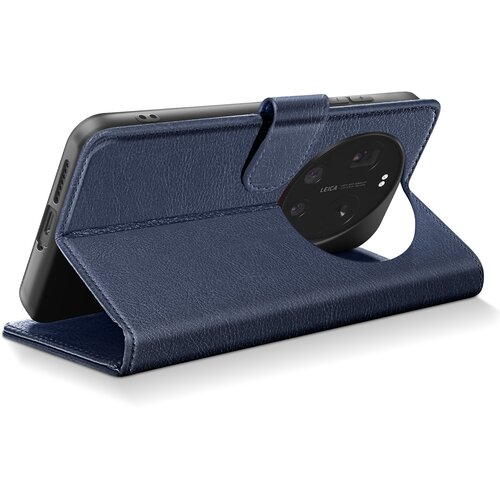 AVIZAR Denarnica za Xiaomi 17 Ultra Serija Chesterfield s funkcijo stojala, Nočno modra, (5000274328) Cene