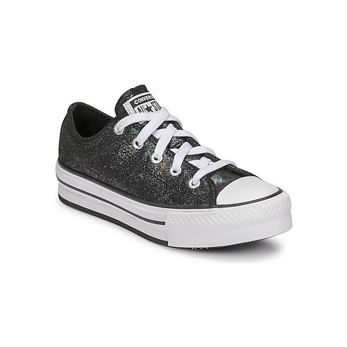 Converse CHUCK TAYLOR ALL STAR EVA LIFT IRIDESCENT LEATHER OX Crna Slike