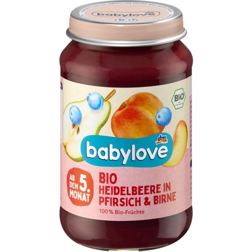 babylove Kašica borovnice u breskvi i kruški, od 5. meseca 190 g Cene