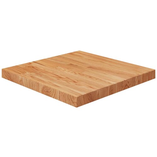 vidaXL Četvrtasta stolna ploča smeđa 50x50x4 cm tretirana hrastovina Cijene