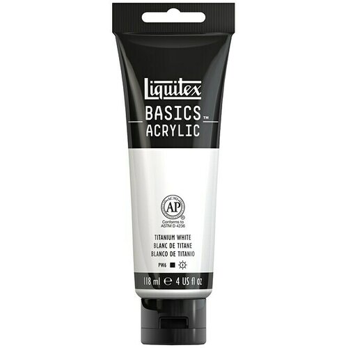 LIQUITEX Basics Akrilna boja (Titan bijelo, 118 ml, Tuba) Cijene