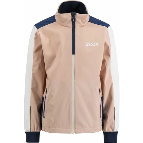 Swix CROSS Dječja jakna za skijaško trčanje, boja lososa, veličina