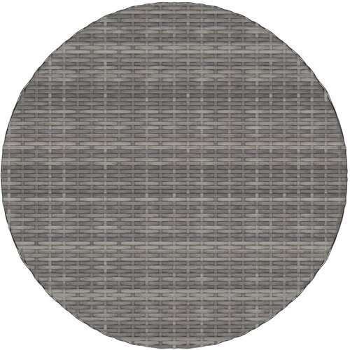 VidaXL Vrtni stol sivi 70 x 70 x 73 cm od poliratana Slike