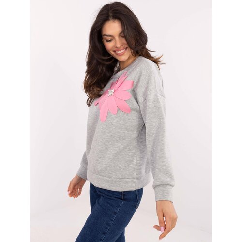 Italy Moda Sweatshirt-MI-BL-M6098.05P-gray Slike