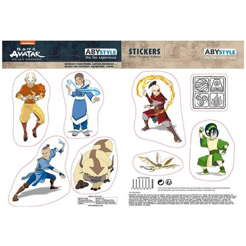 Abystyle Nalepnice - Avatar The Last Airbander - Group Cene
