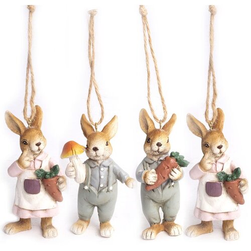 Viter uskr&amp;scaron;nja figura zeka sa &amp;scaron;argarepom 6x4x9 cm 499886 Slike