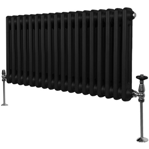 Monster tradicionalni radiator z 2 stolpcema - 300 x 832 mm - črn, (21569852) Cene