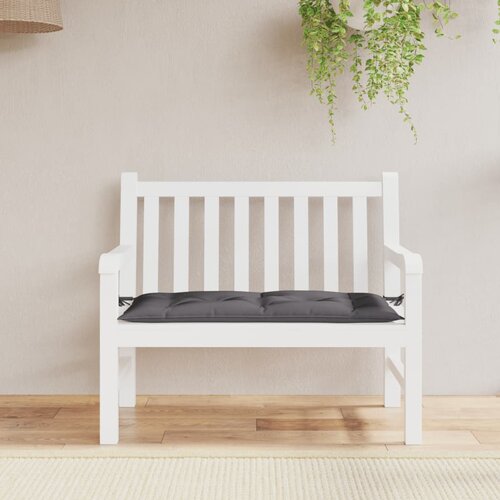 VidaXL Jastuk za vrtnu klupu antracit 110 x 50 x 7 cm tkanina Oxford Slike