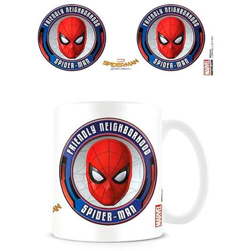 Pyramid Spider-Man Homecoming (Friendly) Uradna keramična skodelica za kavo/čaj v &amp;scaron;katli, papir, večbarvna, 11 x 11 x 1,3 cm, (20850933) Slike