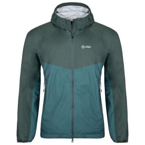 Kilpi Men&amp;#039;s outdoor jacket HURRICANE-M DARK GREEN Slike