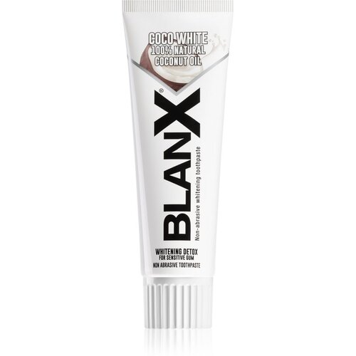 Blanx White Detox Coconut zobna pasta za beljenje zob s kokosovim oljem 75 ml Slike