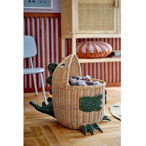 Bloomingville dječja kutija za pohranu od ratana u prirodnoj boji 37x57x48 cm eddi Slike