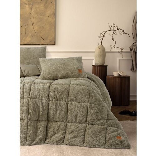  pelus - stone stone double quilt & pillow set Cene