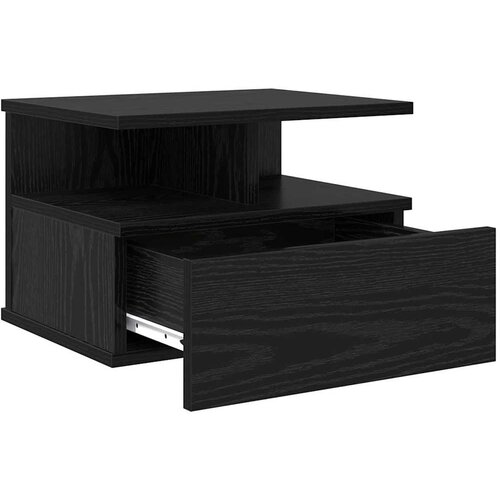  Lebdeća noćna ormarić Zidne 2 pcs Crni hrast 40 x 31 x 28 cm Slike