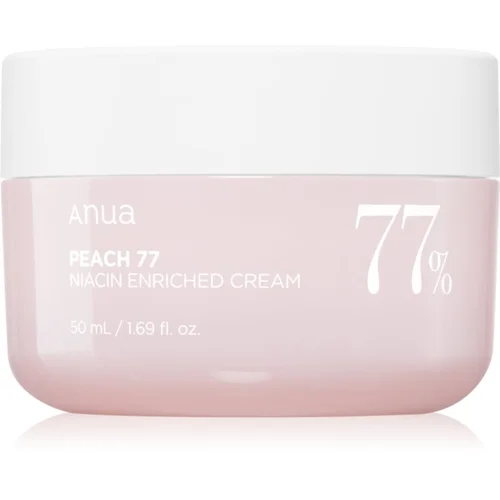 Anua Peach 77% Niacin Enriched Cream obnavljajuća hidratantna krema 50 ml