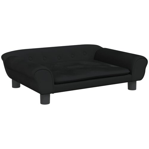 Maison Chic Otroški kavč - Otroški divan - Otroški sedež črn 70x45x26 cm žamet, (21729533) Cene