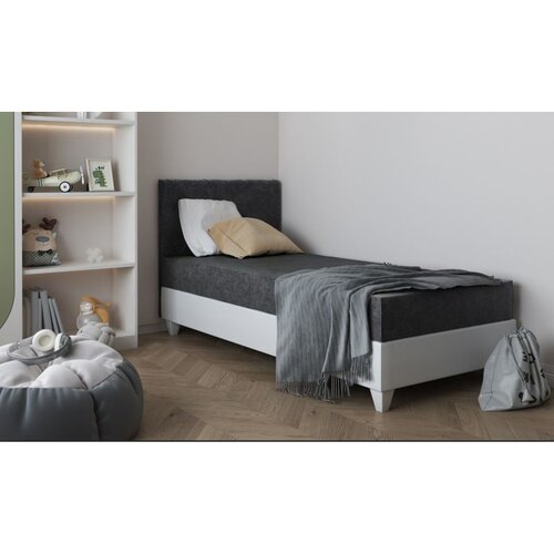 Molarem Home Dječji tapecirani krevet LAGOS I - 200x90 cm - Madrac T21 pjena Cene