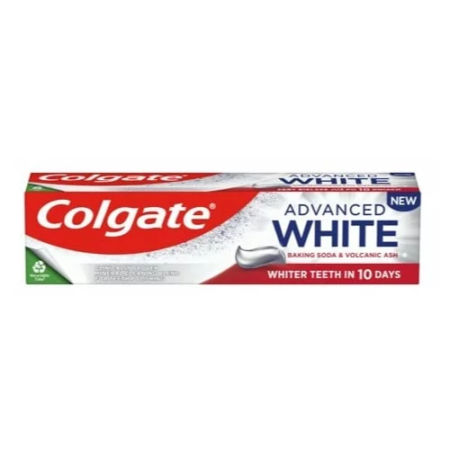 Colgate Advanced White Volcanic Ash and Baking Soda naravna zobna pasta