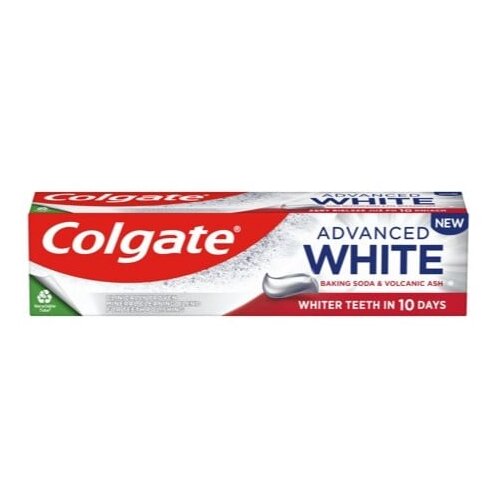 Colgate Advanced White Volcanic Ash and Baking Soda prirodna zubna pasta Slike