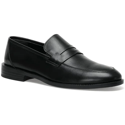 İnci KIRIL 2 FX BLACK Man Formal Moccasin