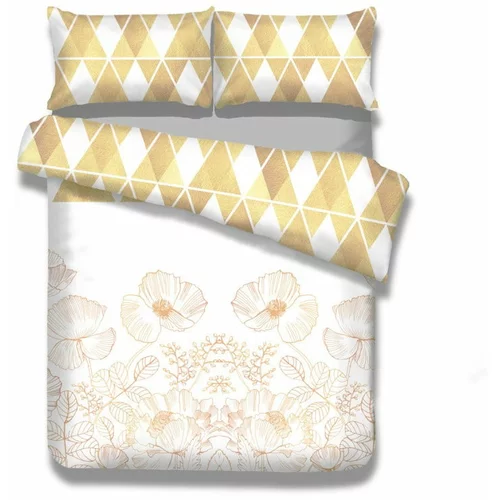 AmeliaHome set od 2 flanelske posteljine Golden Poppy, 135 x 200 cm