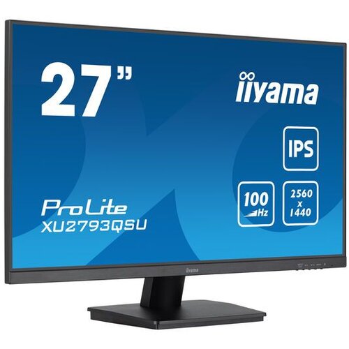 Iiyama Monitor ProLite XU2793QSU-B6, 3-stranski brez robov, IPS, ločljivost WQHD, HDMI, DisplayPort, brez utripanja in reduktor modre svetlobe, 100 H Cene
