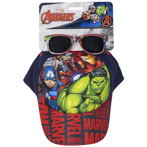 Marvel Avengers Set Cap &amp;amp; Sunglasses set za djecu 3+ years Size 53 cm 1 kom Slike