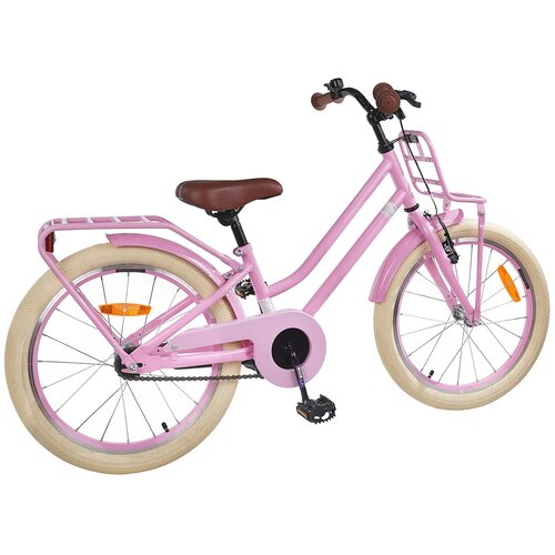 VidaXL Otro&amp;scaron;ko Kolo 18 Palcev za 5-7 let Svetlo roza - - roza - 14 - 123 x 51 x 78 cm - 2025- Slike