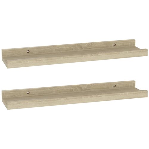 Maison Chic 2 kosi Stenske Police - Viseče police sonoma hrast 40x9x3 cm, (21794049) Cene
