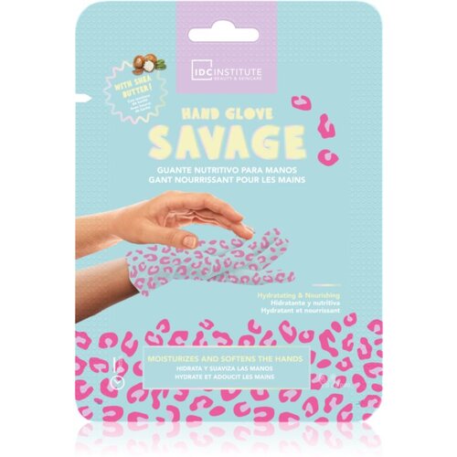 IDC INSTITUTE Hand Glove Savage vlažilna maska za roke 1 kos Cene